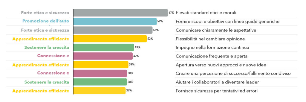 Grafico competenze nelle categorie